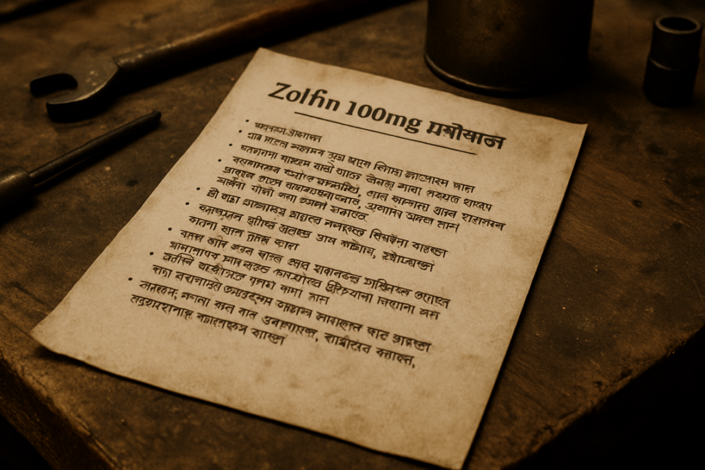 zolfin 100mg bangla